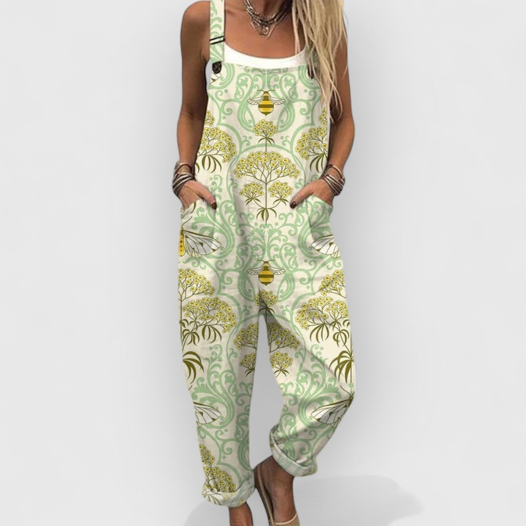 Briony | Kwiatowy vintage kombinezon