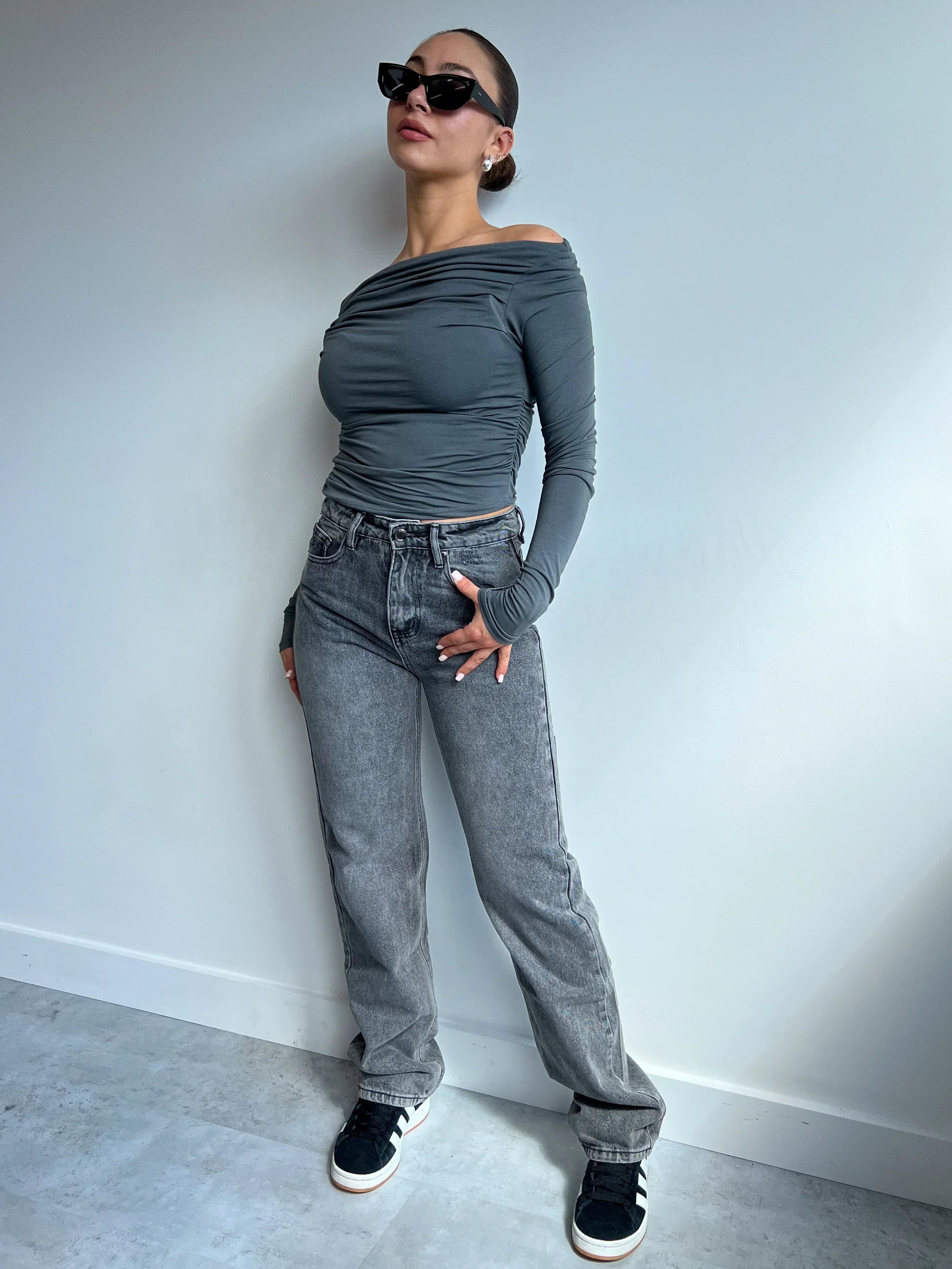 Nova™ | Jeansy z Wysokim Stanem Viral