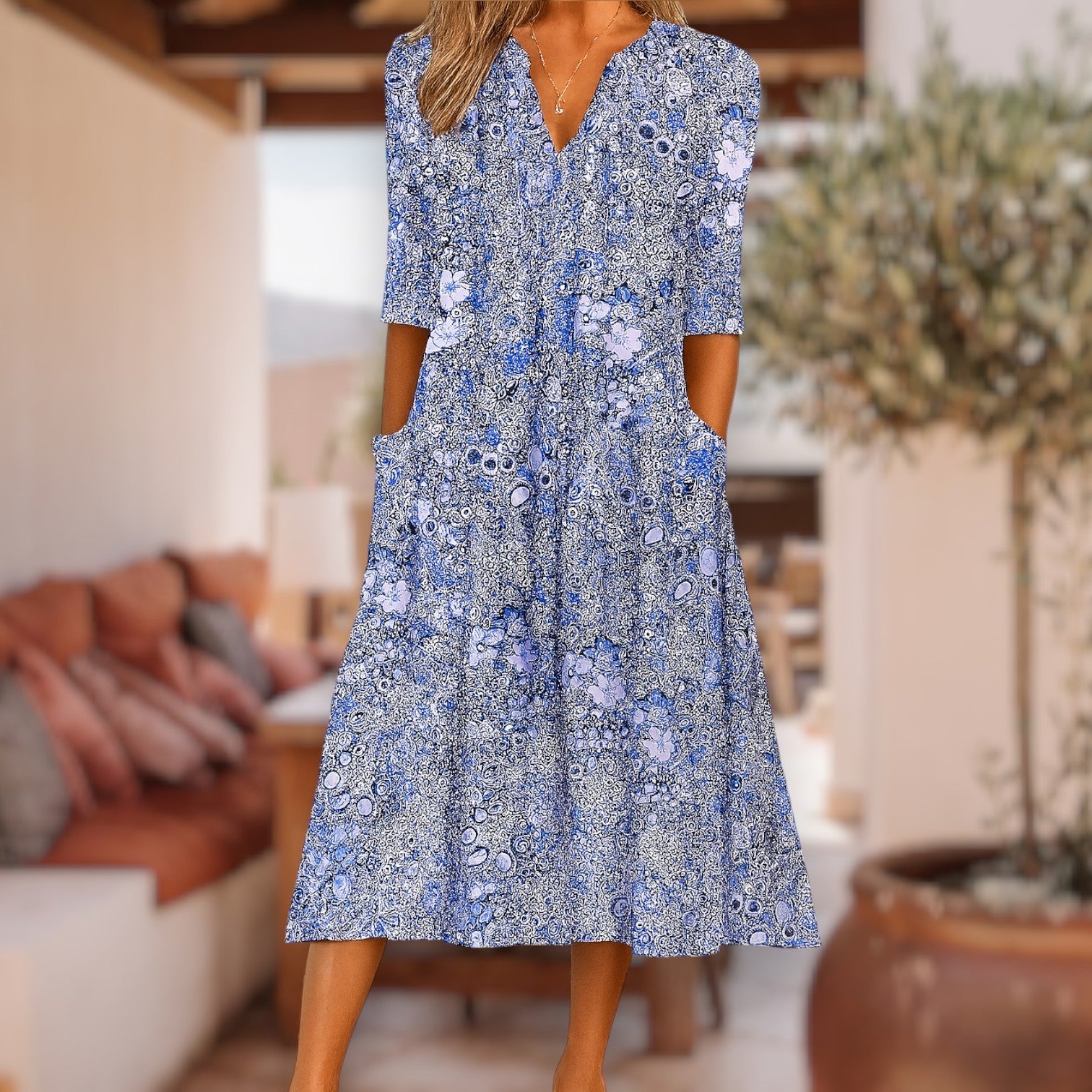 Zosia | Ponadczasowa letnia sukienka dla kobiecej elegancji