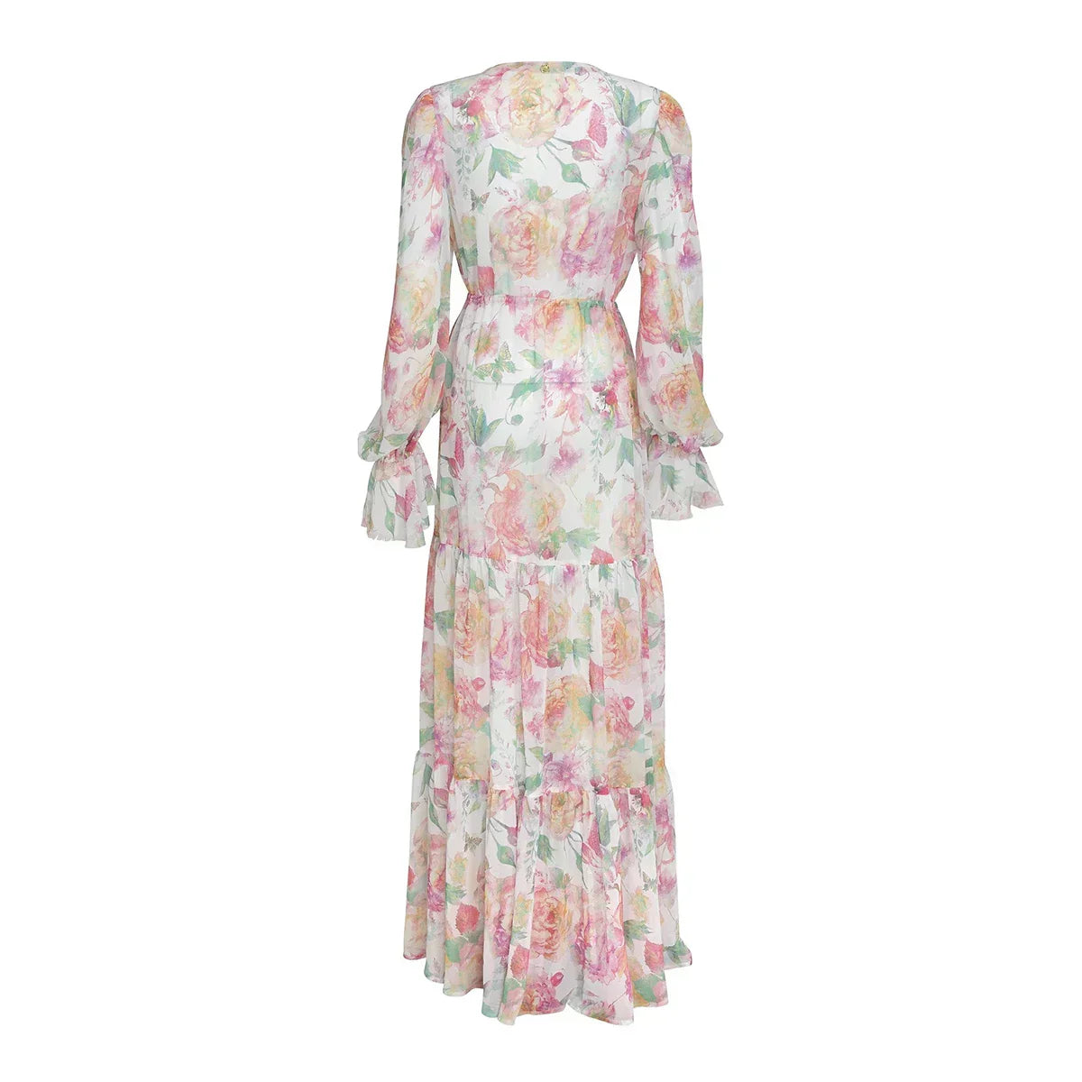 Vivienne™ - Bikini z Wiązaniami w Wzór i Elegancki Pareo