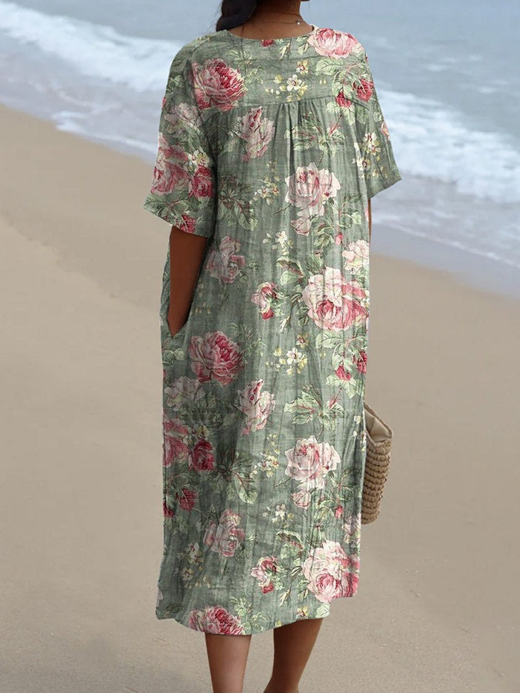 Lina | Vintage sukienka w kwiaty