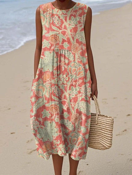 Elin | Vintage sukienka w kwiaty